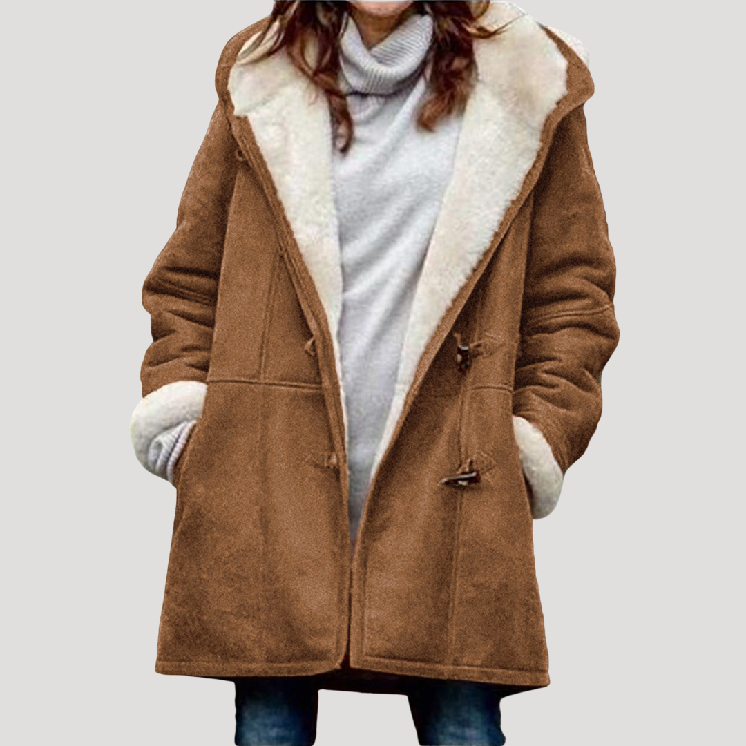 Women's Duffle Coat with Borg Lining