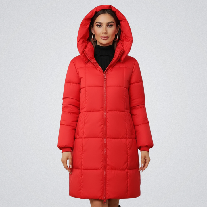 Ariah | Women's Hooded Puffer Coat with Tailored Silhouette