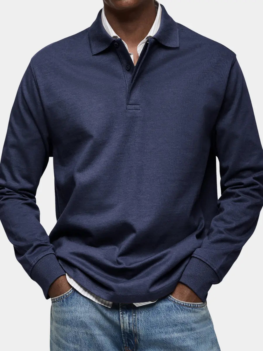 Harrington Oxford | Luxury Long Sleeve Polo