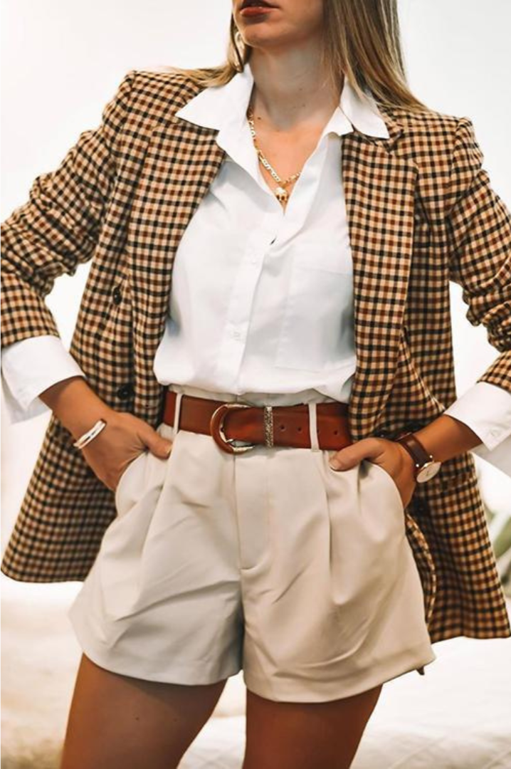 Women's Long Sleeve Blazer - Chic and Modern
