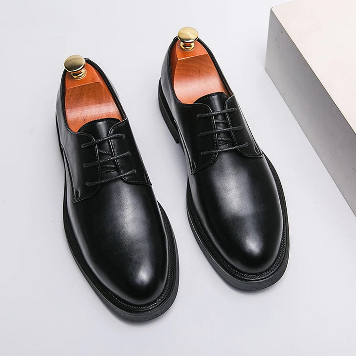 Men's Lace-up Oxford Shoes - Elena Harper