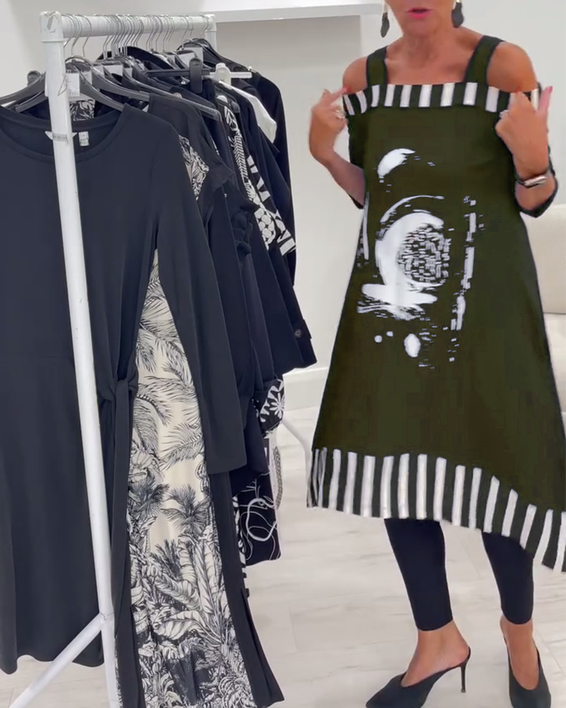 Ayra | Elegant Off-Shoulder Dress with Asymmetrical Design