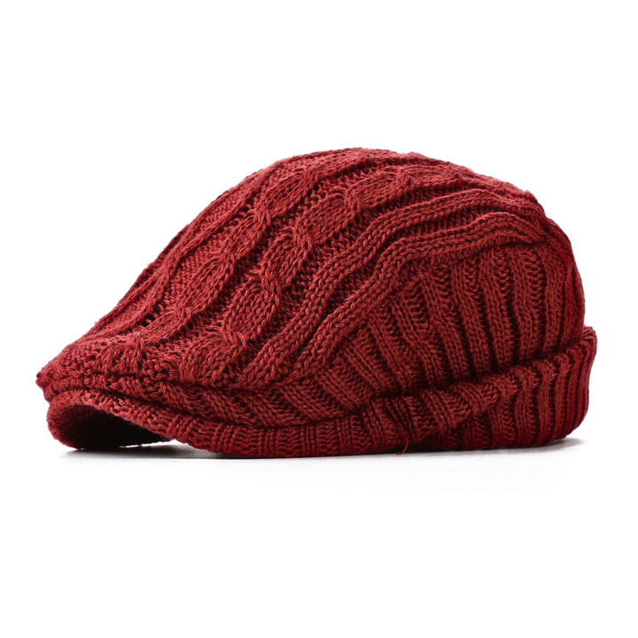 Unisex Textured Classic Flat Cap