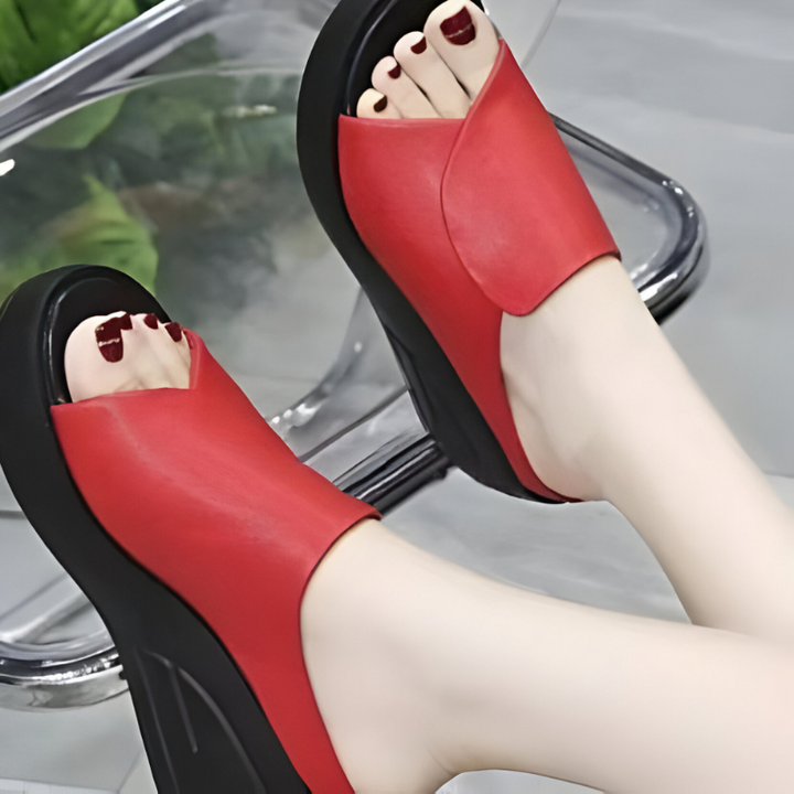 Cassandra Gentle Support Platform Sandals - Elena Harper