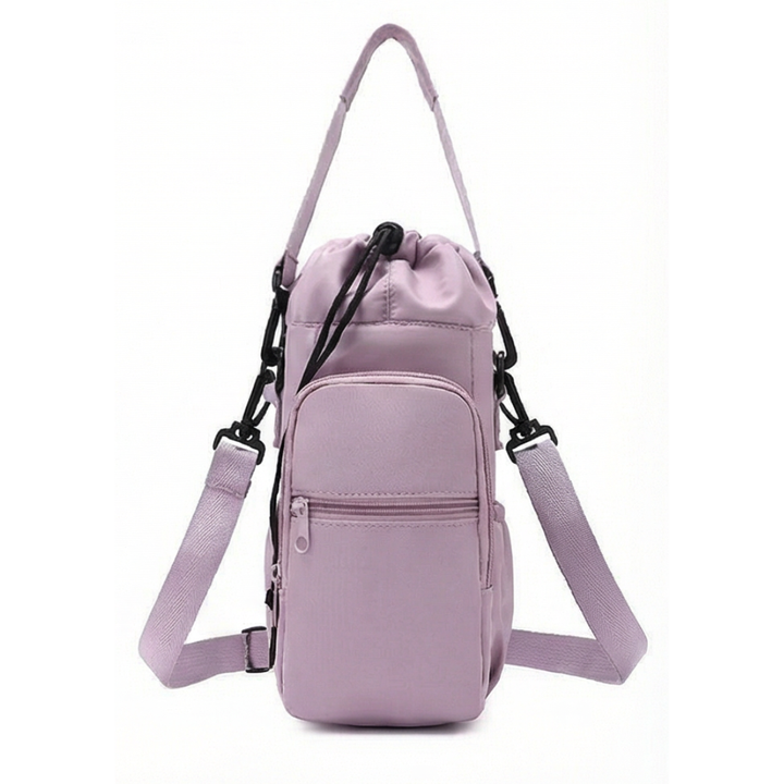 Carryvive Insulated Water Bottle Carrier with Phone Pocket - Elena Harper