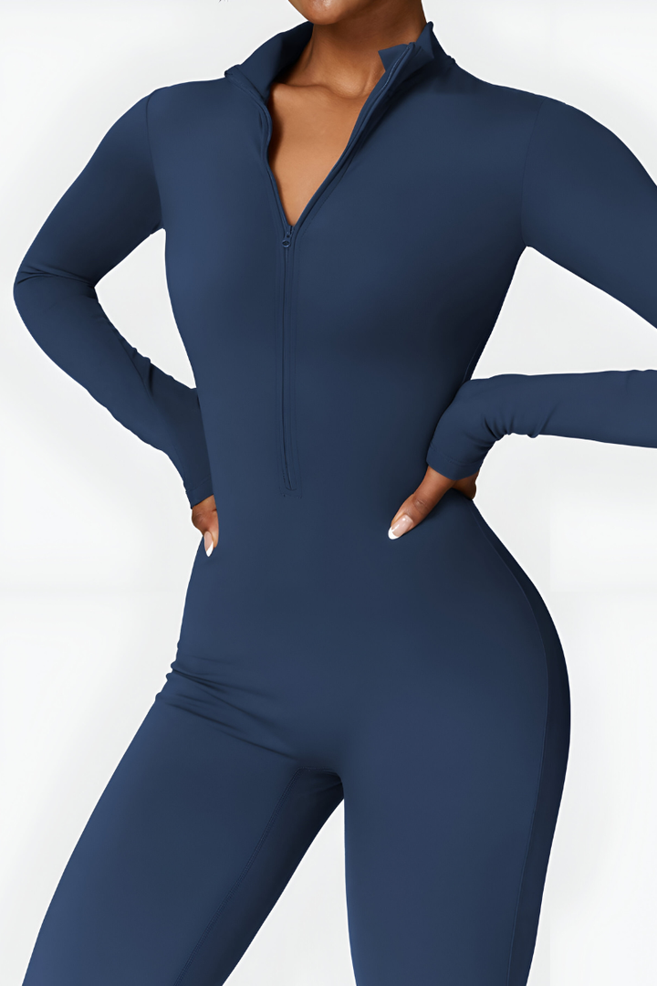Selara™ | Thermal fleece jumpsuit with zipper