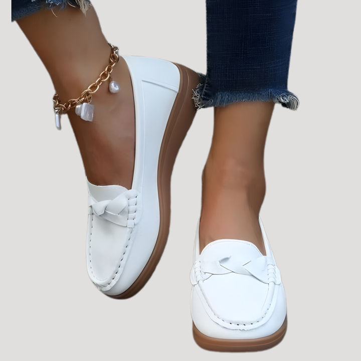 Women's Summer Comfort Loafers with Bow