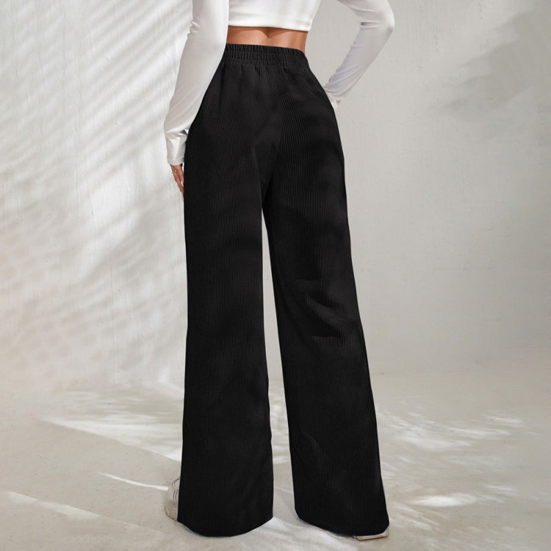 Casual Solid Color Pants