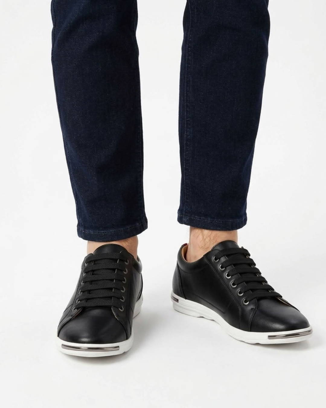 Waterproof Leather Casual Sneakers For Men