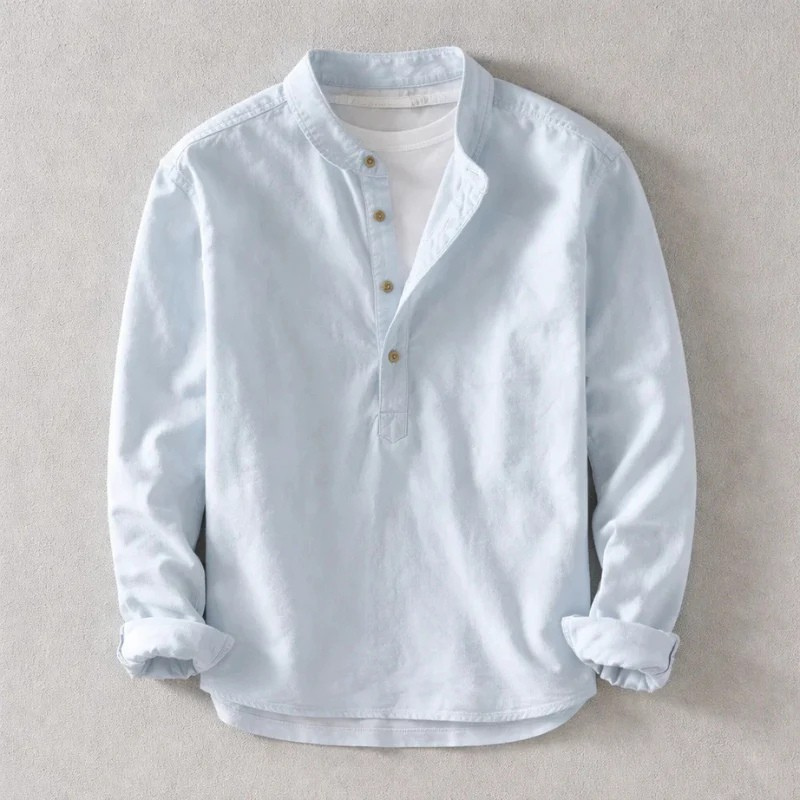 ELENA HARPER™  |  ANTIQUE STYLE COTTON LINEN SHIRT FOR MEN