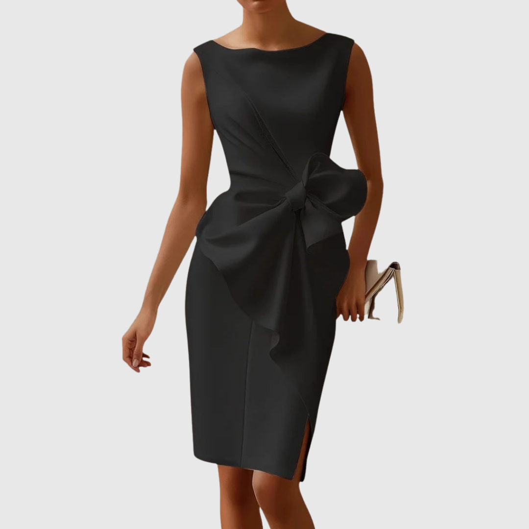 Ainsley Elegant Sleeveless Midi Dress - Elena Harper