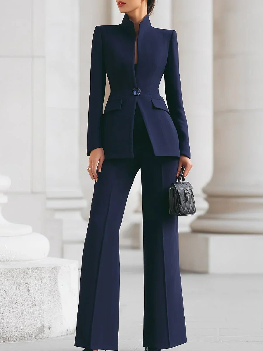 Inna Refined Fitted Suit, view 2 - Elena Harper