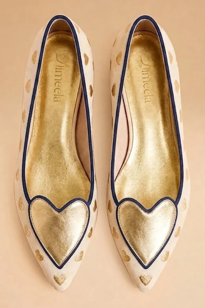 Gisella Chic Heart Pattern Sandals, view 3 - Elena Harper