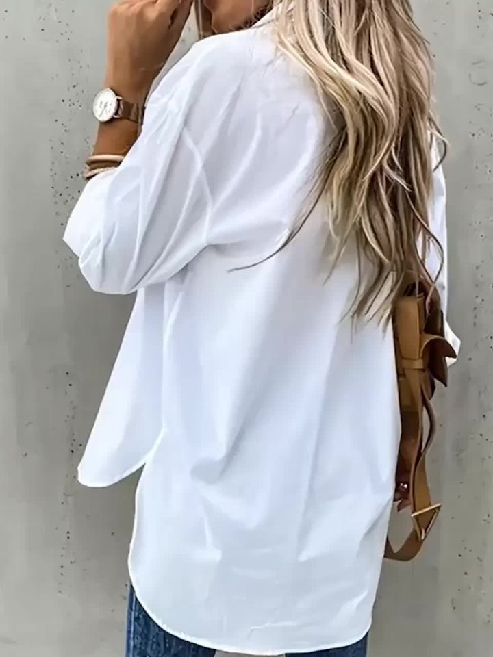 CHIC BLOUSE WITH LONG SLEEVES FOR WOMEN