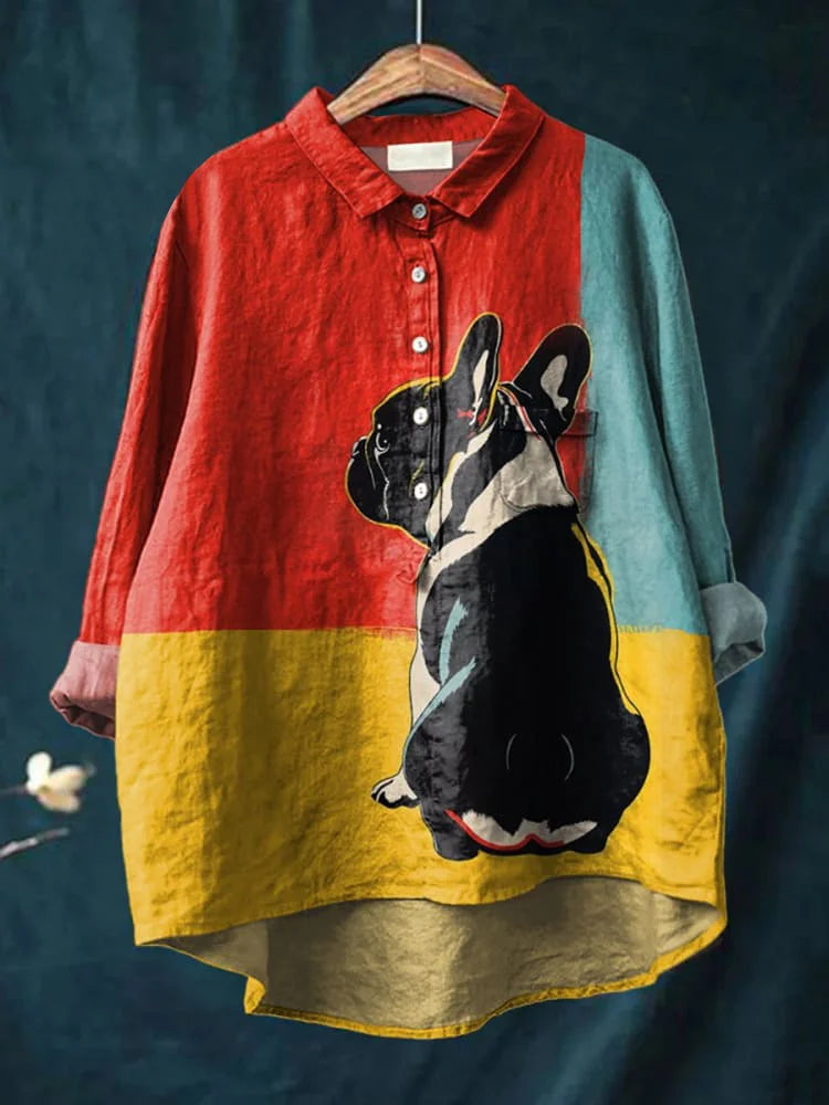 Charlotte Dog Art Shirt - Elena Harper
