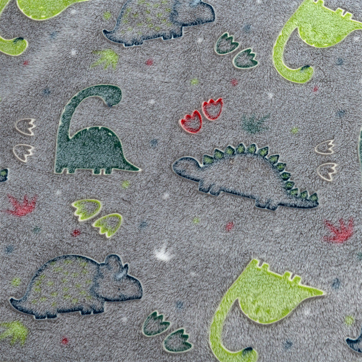 Children's Flannel Dinosaur Blanket