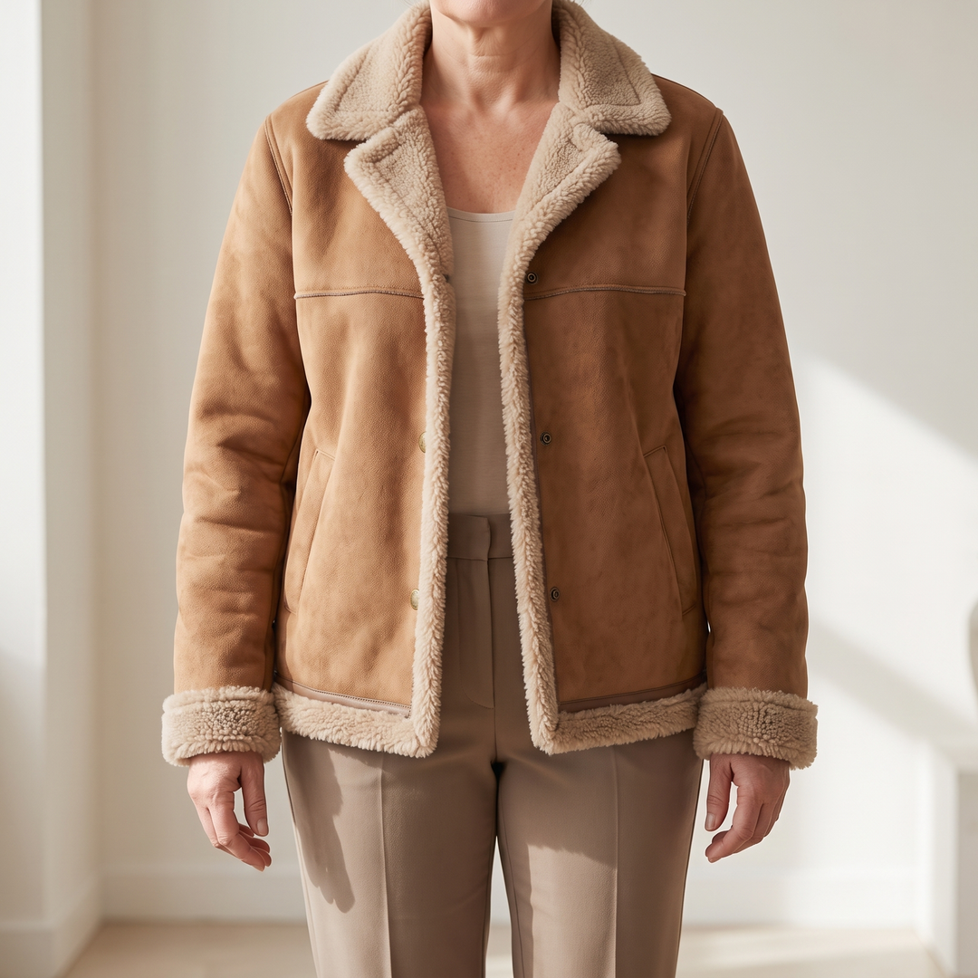 Alice | Warm and Stylish Shearling Jacket
