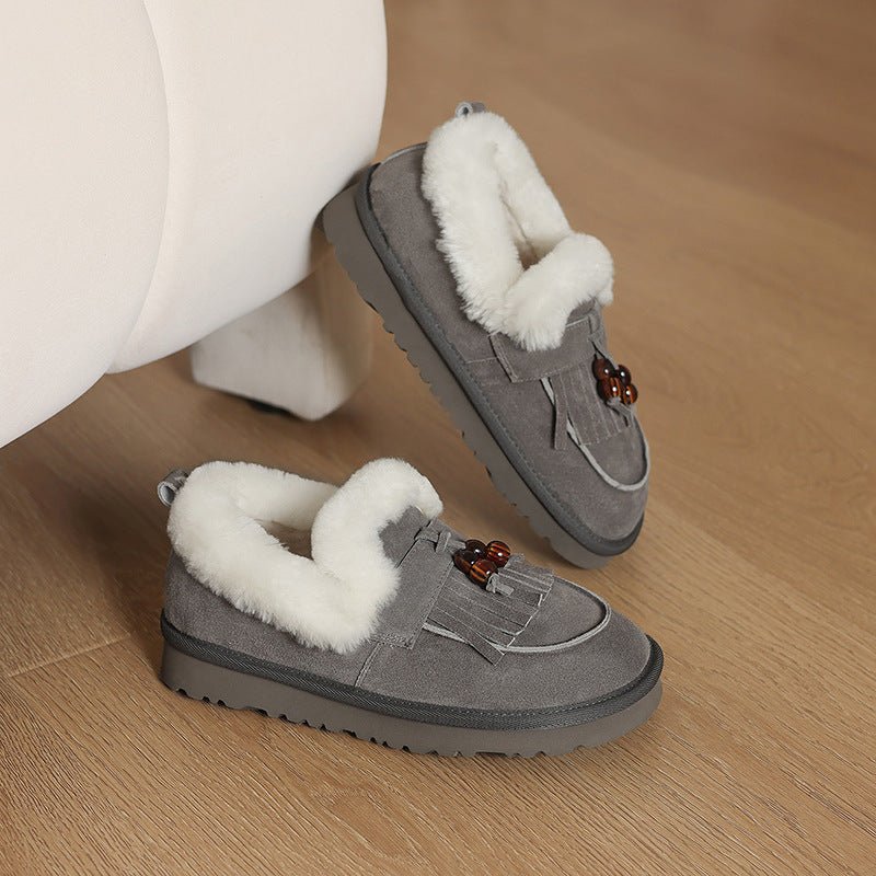 Eleanor | Luxurious and Cozy Women's Suede Loafers