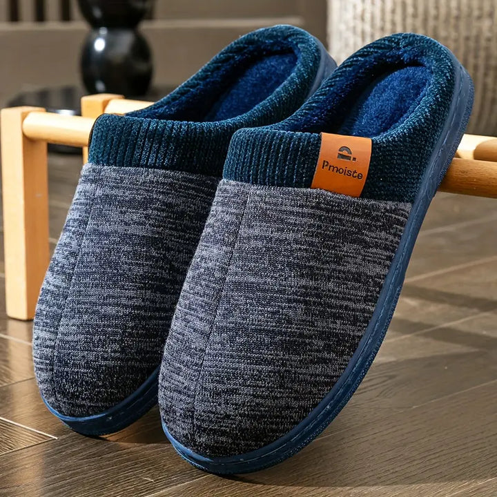 Lycett Fleece-Lined Non-Slip House Slippers, view 5 - Elena Harper