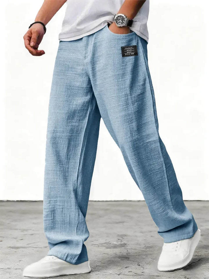 Laurent Monaco Relaxed Pants for Men, view 2 - Elena Harper