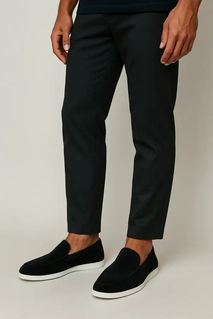 Elegant Suede Loafers for Men - Elena Harper