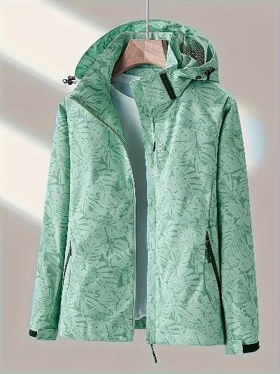 Lightweight waterproof jacket with a tailored fit ideal for autumn
