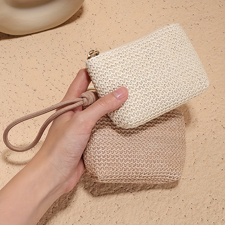 Vintage Straw Wallet