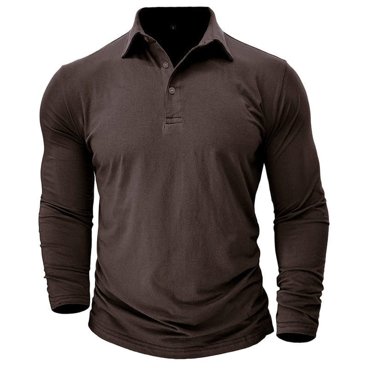 Travis Owen | Stylish Premium Long-Sleeve Polo