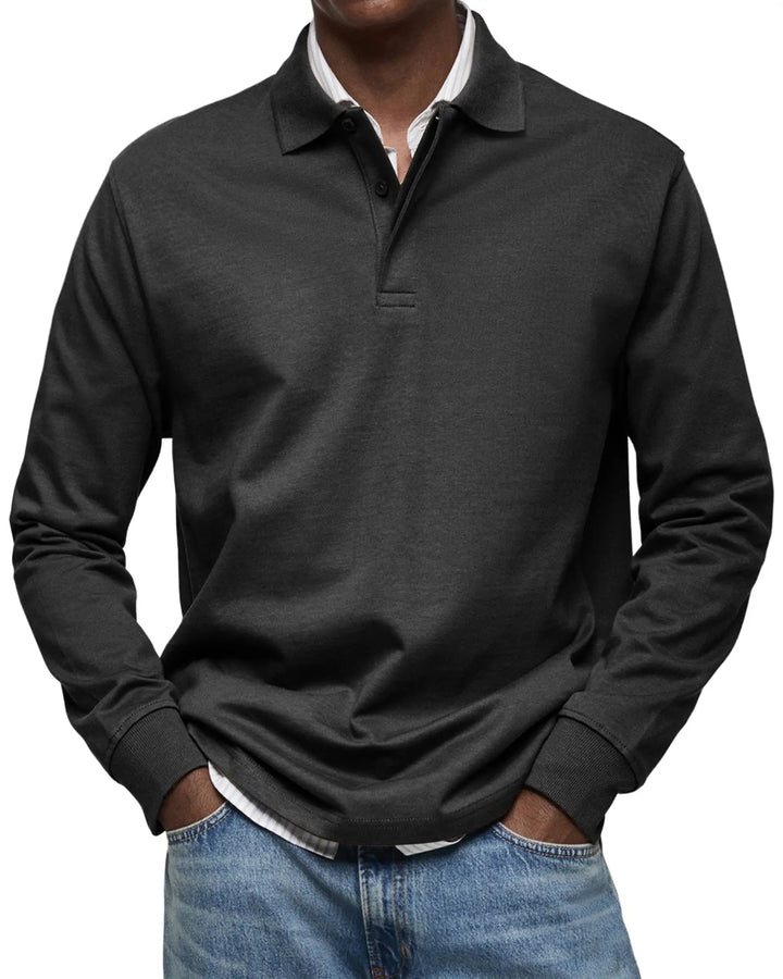 Harrington Oxford | Luxury Long Sleeve Polo