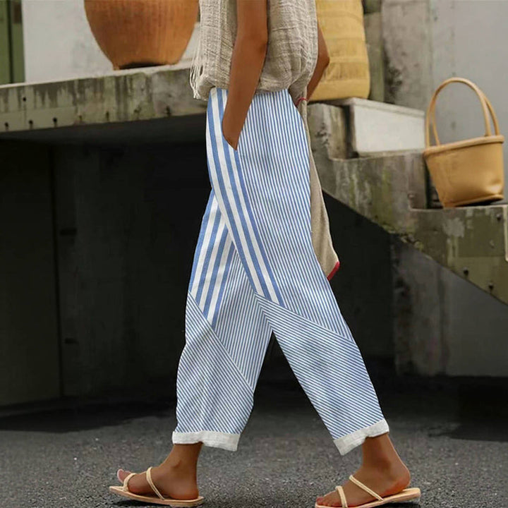 Casual Striped Pants