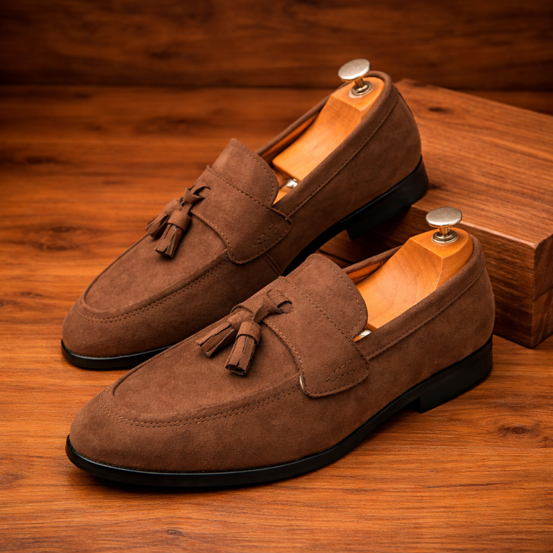 Authentic Suede Loafers - Elena Harper