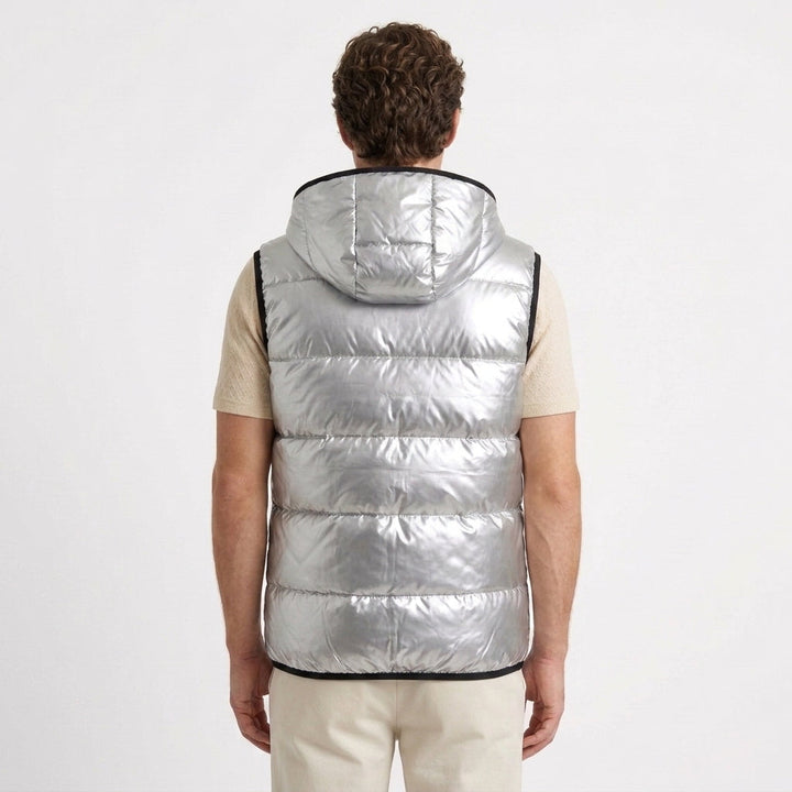 Men's Quilted Hooded Jacket