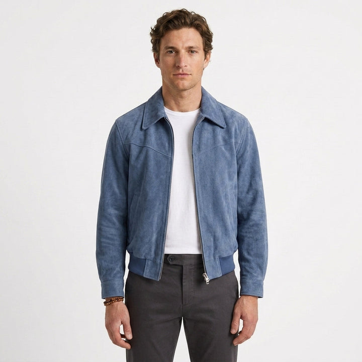 Classic Look Suede Effect Jacket