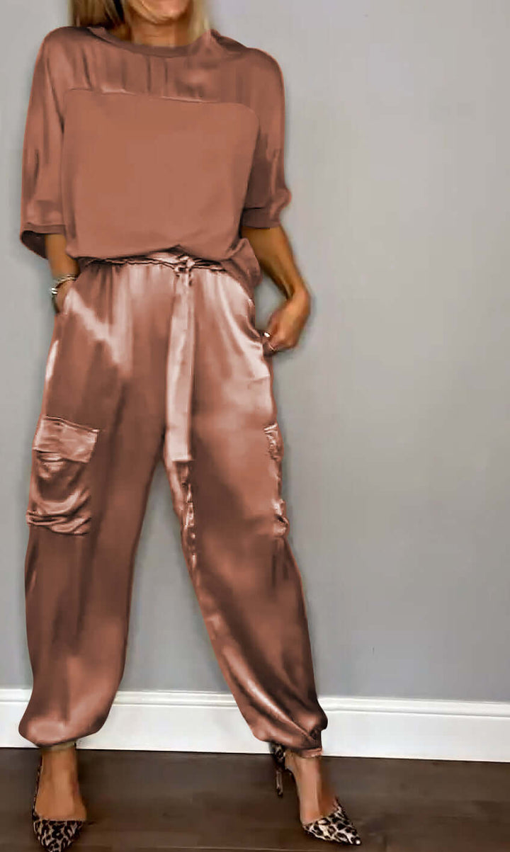 Women's Soft Two-Piece Loungewear Set