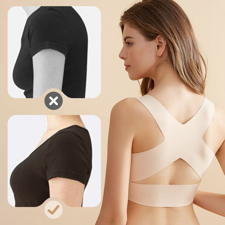 Comfortable Women's Bra with Crossed Straps