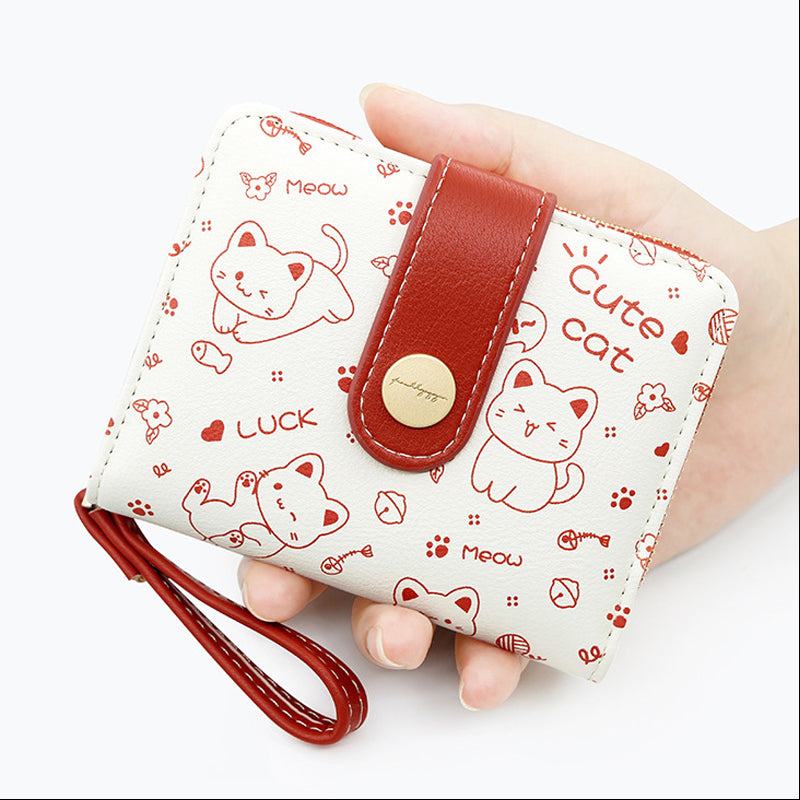Cat Print Wallet