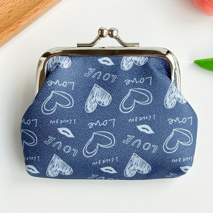 Heart Printed Wallet