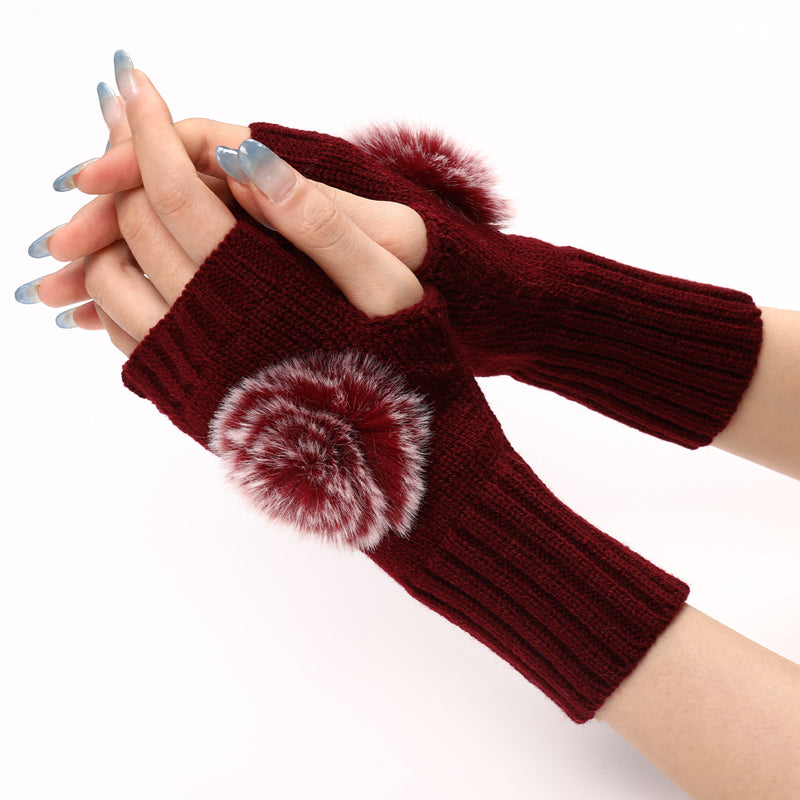 Warm Solid Color Gloves
