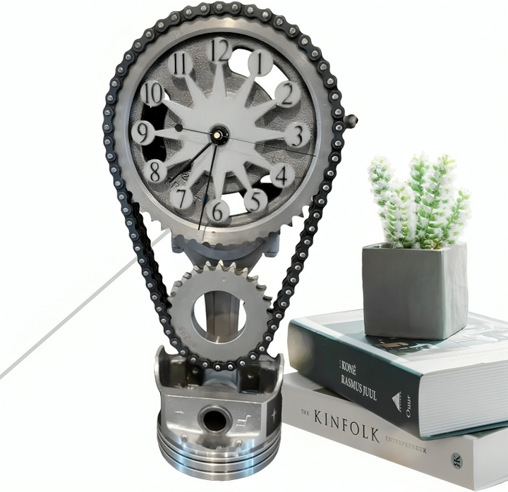 50% TEMPORARY DISCOUNT | TimeForge™ | Rotating Metal Gear Clock