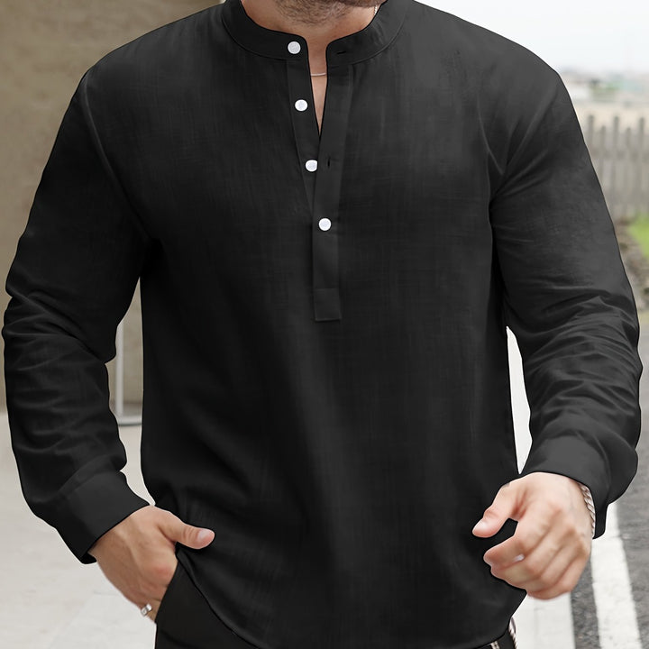 ELENA HARPER™  |  BOAT NECK SHIRT FOR MEN