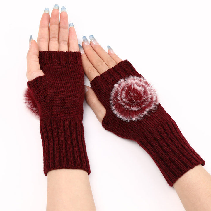 Warm Solid Color Gloves