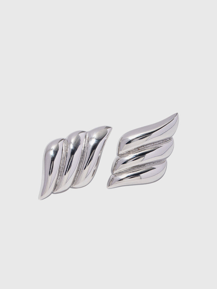 Aitana Three-Layer Wing-Shaped Earrings - Elena Harper