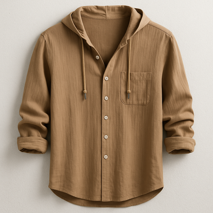 Luxury Shirt with Hood - Elena Harper