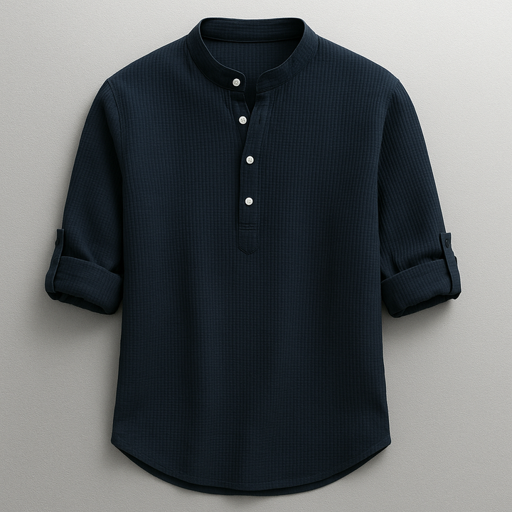 Classic Linen Shirt for Men - Elena Harper