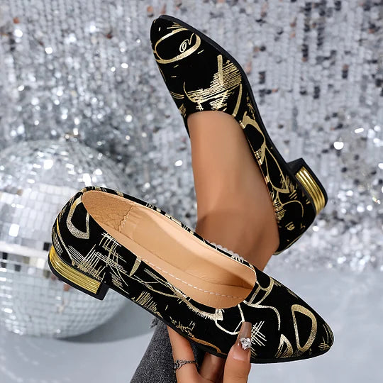 Fernandez Breathable Low-Heeled Shoes, view 6 - Elena Harper