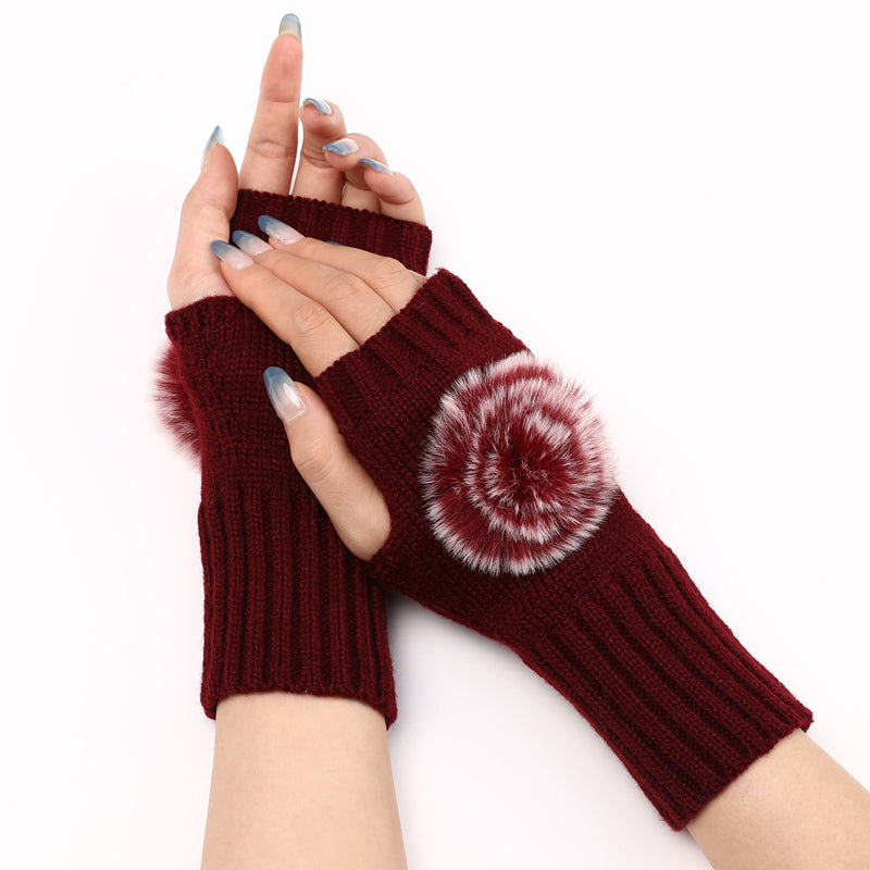 Warm Solid Color Gloves
