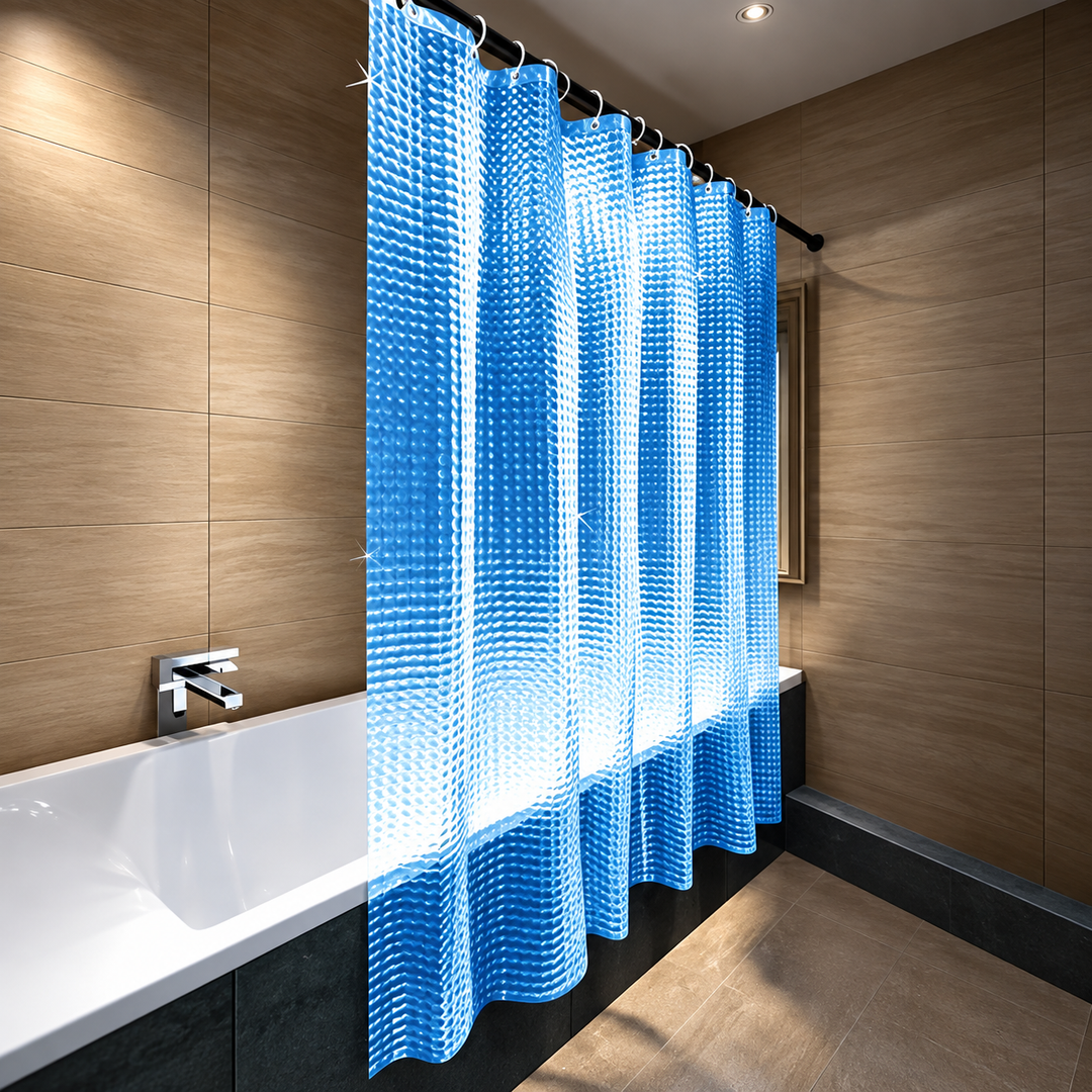 Dryhaven 3D Embossed Shower Curtain - Elena Harper