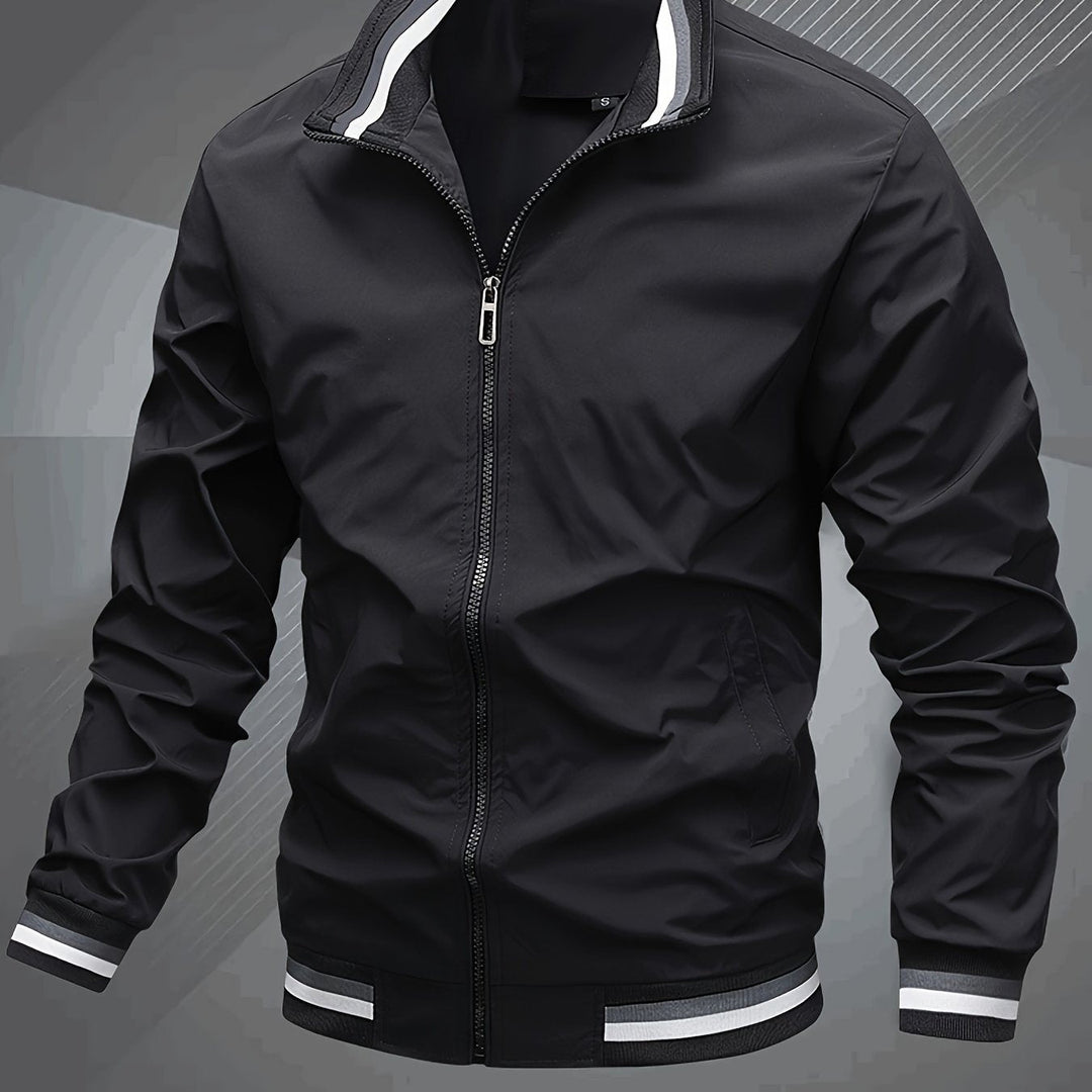Classic Bomber Jacket for Men - Elena Harper