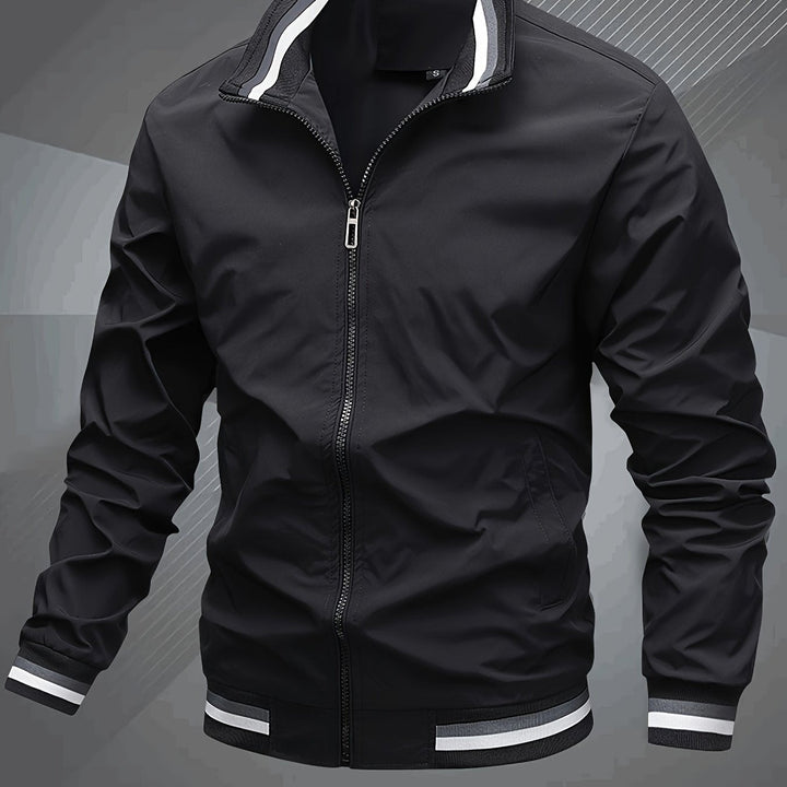 Classic Bomber Jacket for Men - Elena Harper
