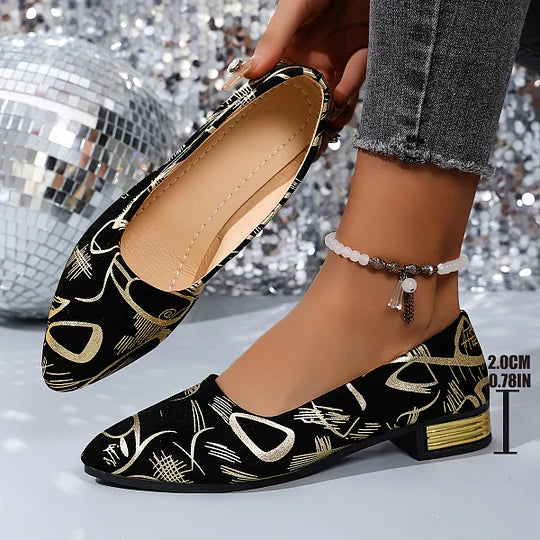 Fernandez Breathable Low-Heeled Shoes, view 5 - Elena Harper